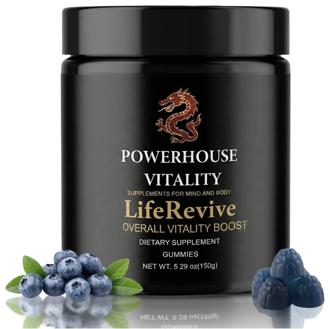 LifeRevive gummy supplement bottle